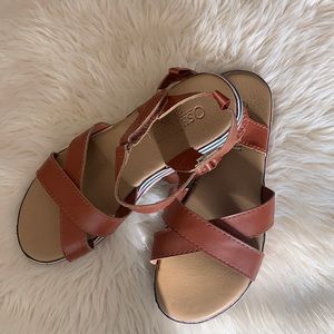 OshKosh B”gosh brown kids sandals